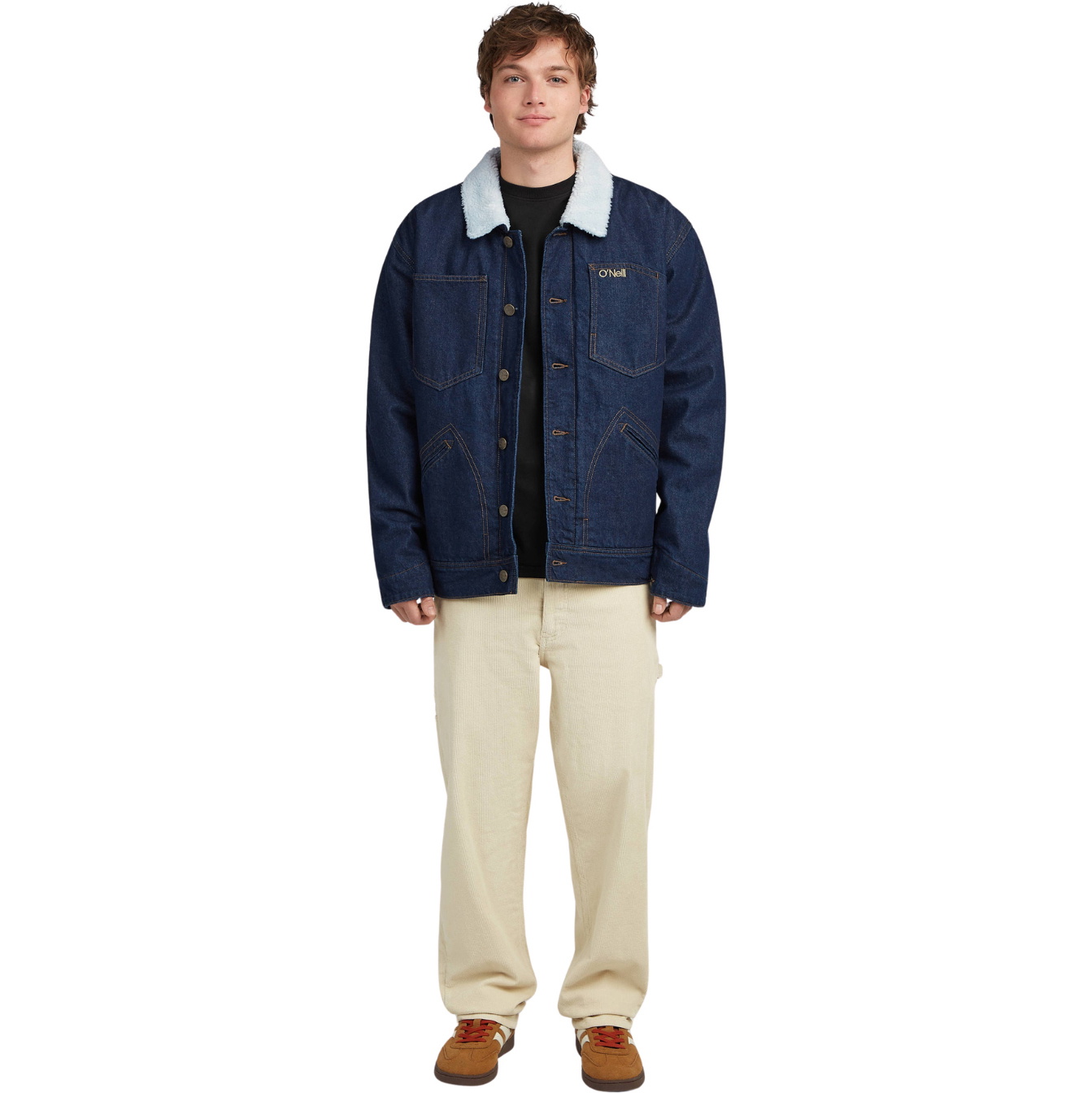 2026 O'Neill Mens O'riginals Denim Jacket 2500166 - Indigo Denim